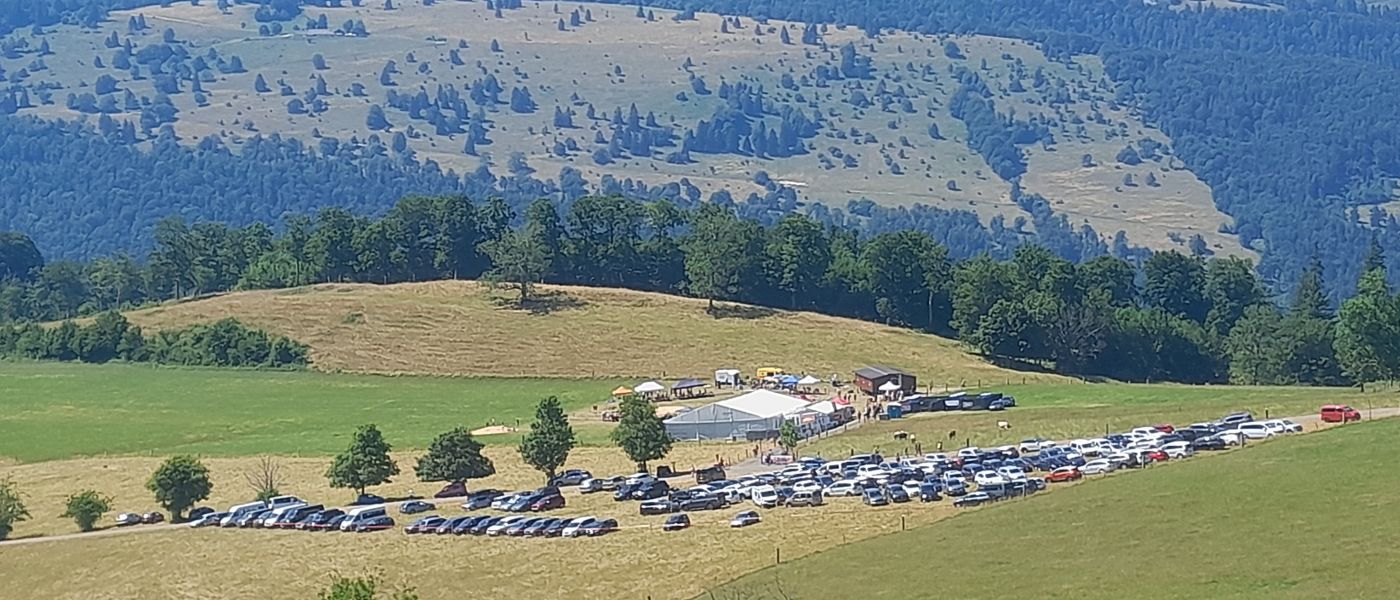 Festplatz vom Pass aus
